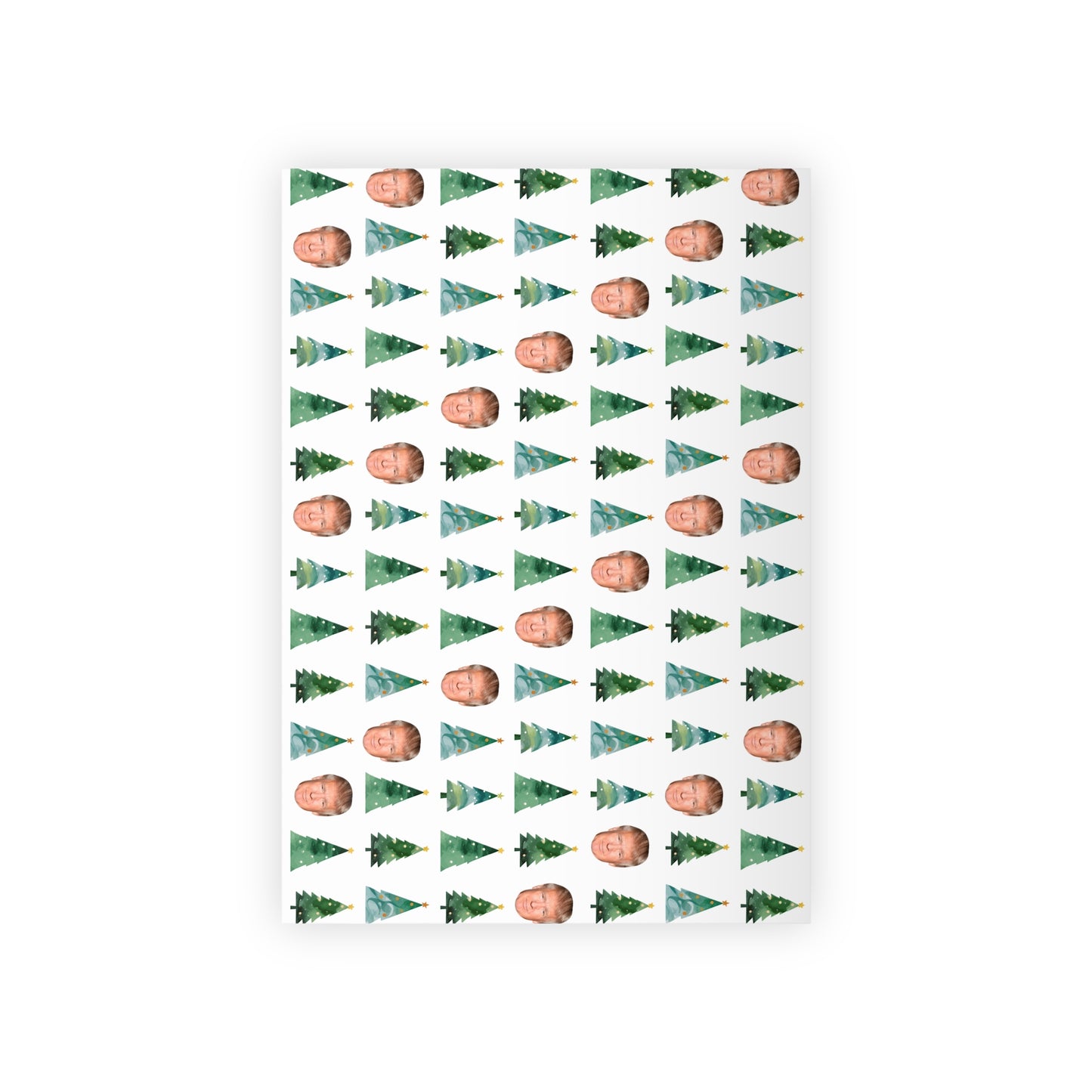 Trump & Trees Gift Wrapping Paper Rolls, 1pc