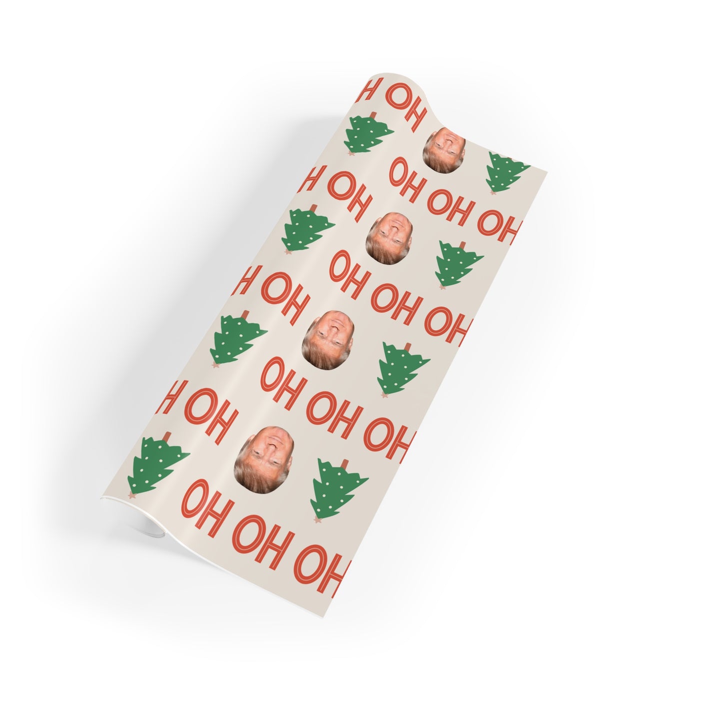 Ho Ho Ho Trump Gift Wrapping Paper Rolls, 1pc